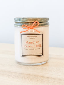 Mango & Coconut Milk Soy/Coconut Wax Candle