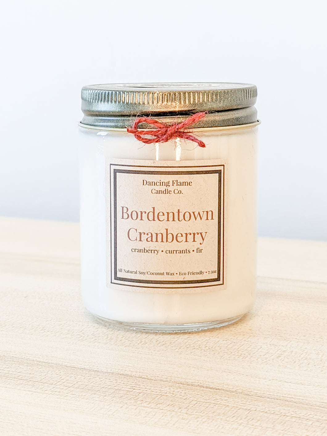 Bordentown Cranberry Soy/Coconut Wax Candle