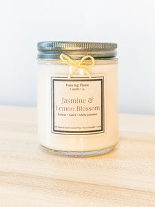 Jasmine & Lemon Blossom Soy/Coconut Wax Candle