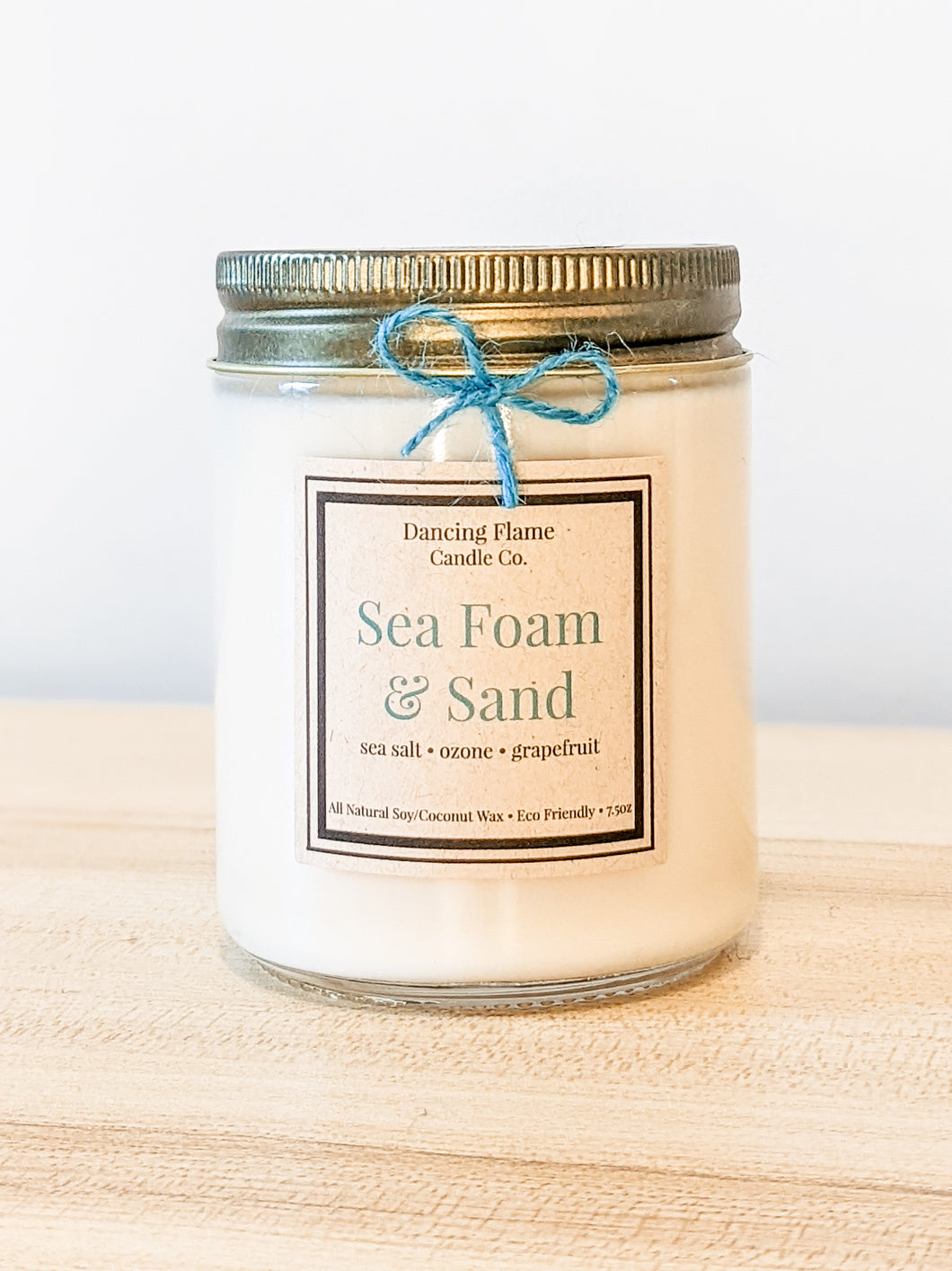 Sea Foam & Sand Soy/Coconut Wax Candle *WILL NOT SHIP UNTIL AFTER 9/6*
