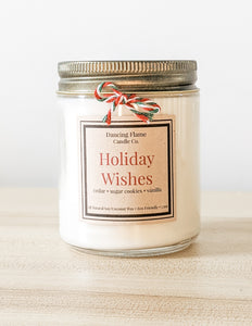Holiday Wishes Soy & Coconut Wax Candle