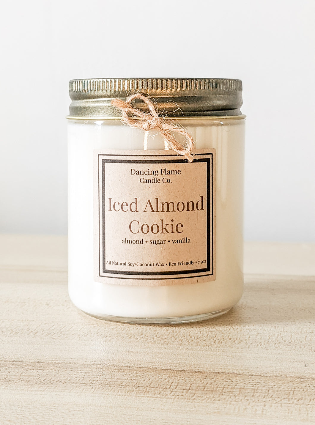 Iced Almond Cookie Soy & Coconut Wax Candle
