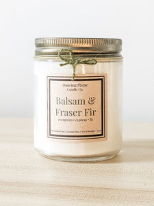 Balsam & Frasier Fir Soy & Coconut Wax Candle