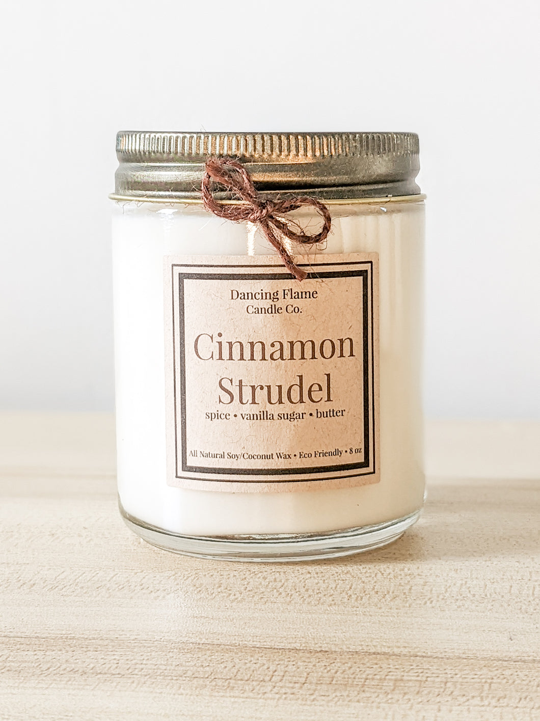 Cinnamon Strudel Soy & Coconut Wax Candle